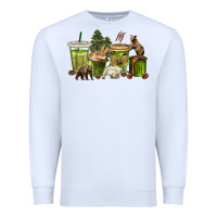 White bear coffee cups Premium Sweatshirt - texasbilliewilder
