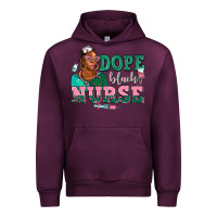 Mauve Wine afro  nurse dope black Urban Hoodie - AdoDesignShop