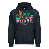 Navy afro  nurse dope black Urban Hoodie - AdoDesignShop