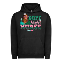 Pigment Black afro  nurse dope black Urban Hoodie - AdoDesignShop
