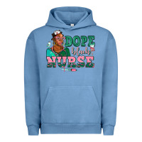 Pigment Pebble Blue afro  nurse dope black Urban Hoodie - AdoDesignShop