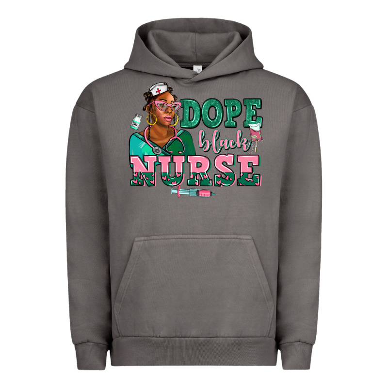 Afro  Nurse Dope Black Urban Hoodie by AdoDesignShop | Teevron