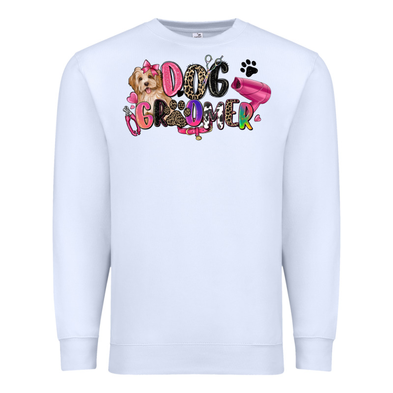 Dog Groomer Premium Sweatshirt by Zillion Design Studio | Teevron