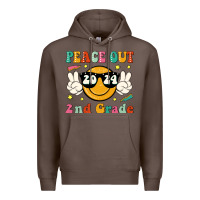Coffee peace out 2024 2nd grade Premium Hoodie - JahusDesignShop