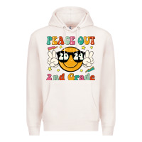Pale Pink peace out 2024 2nd grade Premium Hoodie - JahusDesignShop