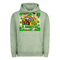 Pigment Oil Green i dig st patrick s day Urban Hoodie - JahusDesignShop