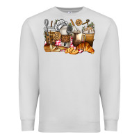 Dove Grey bakery coffee cups Premium Sweatshirt - texasbilliewilder