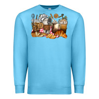 Ocean Blue bakery coffee cups Premium Sweatshirt - texasbilliewilder