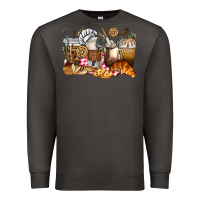 Smoke bakery coffee cups Premium Sweatshirt - texasbilliewilder