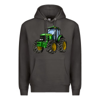 Smoke farm tractor Premium Hoodie - AdoDesignShop