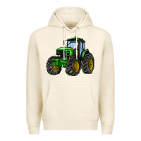 Tofu farm tractor Premium Hoodie - AdoDesignShop