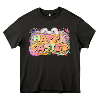 Asphalt Happy Easter Heavy Core Tee - LillyAllenDesigns