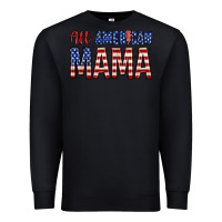 Black all american mama zillion Premium Sweatshirt - Zillion Design Studio
