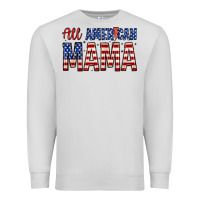 Dove Grey all american mama zillion Premium Sweatshirt - Zillion Design Studio
