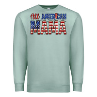 Seafoam all american mama zillion Premium Sweatshirt - Zillion Design Studio