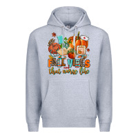 Heather Grey fall vibes and that nurse life Premium Hoodie - AdoDesignShop
