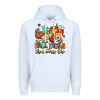 White fall vibes and that nurse life Premium Hoodie - AdoDesignShop