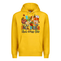 Lemon fall vibes and that nurse life Premium Hoodie - AdoDesignShop