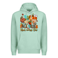Seafoam fall vibes and that nurse life Premium Hoodie - AdoDesignShop