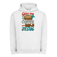 Pigment Lunar Rock give me coffee and jesus Urban Hoodie - BundleAndBundleShop