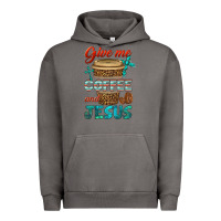 Pigment Tornado give me coffee and jesus Urban Hoodie - BundleAndBundleShop