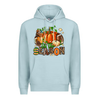 Blue Mist fall and american football tis the season Premium Hoodie - AdoDesignShop