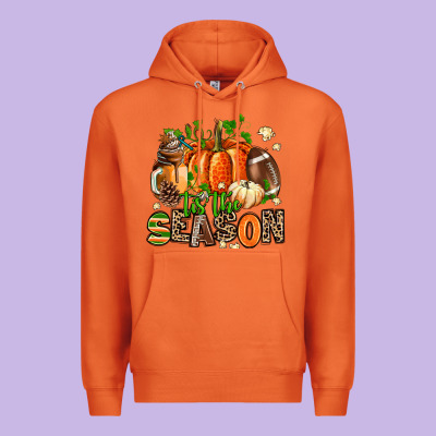 Fall And American Football Tis The Season Premium Hoodie Designed By Adodesignshop