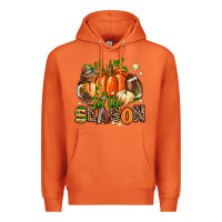 Carrot fall and american football tis the season Premium Hoodie - AdoDesignShop