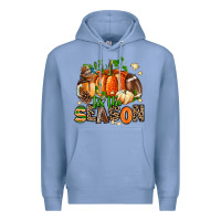 Colony Blue fall and american football tis the season Premium Hoodie - AdoDesignShop
