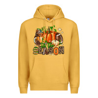 Mustard fall and american football tis the season Premium Hoodie - AdoDesignShop
