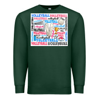 Sports Green volleyball Premium Sweatshirt - Zillion Design Studio