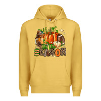 Antique Gold fall and american football tis the season Premium Hoodie - AdoDesignShop