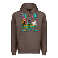 Coffee relax we are all crazy  competition Premium Hoodie - AdoDesignShop