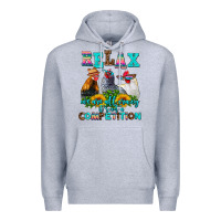 Heather Grey relax we are all crazy  competition Premium Hoodie - AdoDesignShop