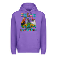 Purple relax we are all crazy  competition Premium Hoodie - AdoDesignShop