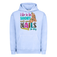 Pigment Grape Ice life is to short wait your nails to dry bbs Urban Hoodie - BundleAndBundleShop