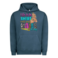 Pigment Midnight Navy life is to short wait your nails to dry bbs Urban Hoodie - BundleAndBundleShop