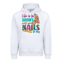 White life is to short wait your nails to dry bbs Urban Hoodie - BundleAndBundleShop