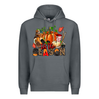 Rock fall and  hockey  tis the season Premium Hoodie - AdoDesignShop