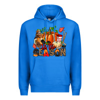 True Royal fall and  hockey  tis the season Premium Hoodie - AdoDesignShop