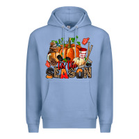 Colony Blue fall and  hockey  tis the season Premium Hoodie - AdoDesignShop