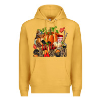 Mustard fall and  hockey  tis the season Premium Hoodie - AdoDesignShop