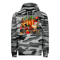 Slate Camo fall and  hockey  tis the season Premium Hoodie - AdoDesignShop