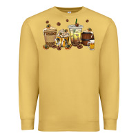 Antique Gold beer coffee cups Premium Sweatshirt - texasbilliewilder