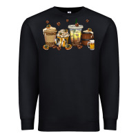 Black beer coffee cups Premium Sweatshirt - texasbilliewilder