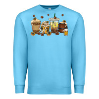 Ocean Blue beer coffee cups Premium Sweatshirt - texasbilliewilder