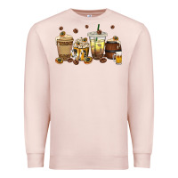 Pale Pink beer coffee cups Premium Sweatshirt - texasbilliewilder