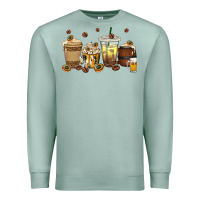 Seafoam beer coffee cups Premium Sweatshirt - texasbilliewilder