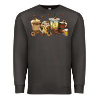 Smoke beer coffee cups Premium Sweatshirt - texasbilliewilder