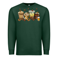 Sports Green beer coffee cups Premium Sweatshirt - texasbilliewilder